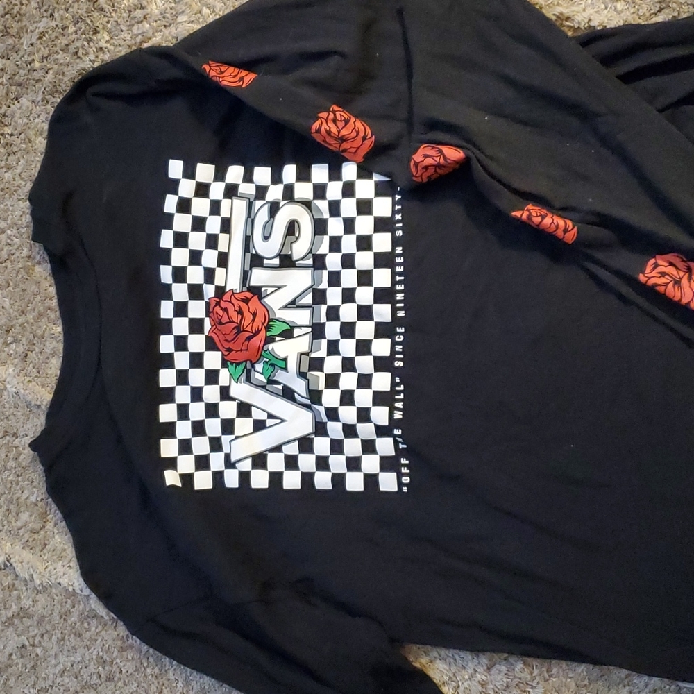 Vans mens medium tee long sleeve